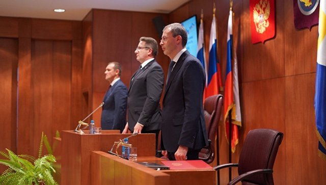 Инаугурация губернатора Чукотского автономного округа Р. Копина