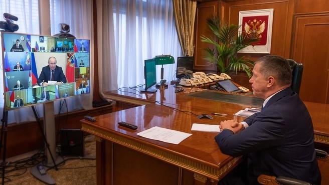 Юрий Трутнев выступил с докладом на совещании у Президента России по вопросам развития Арктической зоны