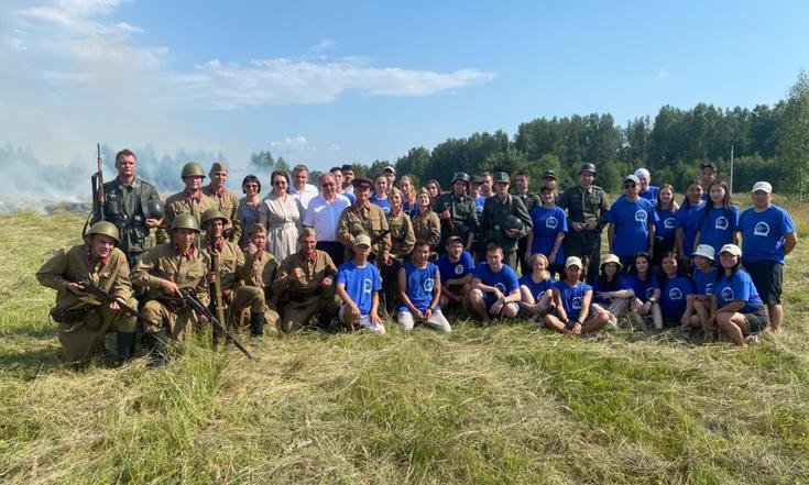 «Дальневосточная смена» открылась в военно-патриотическом лагере подо Ржевом